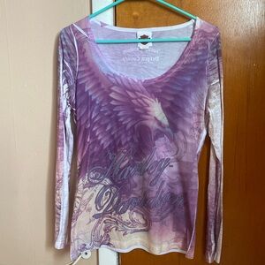 Vintage Harley Davidson ladies long sleeve shirt